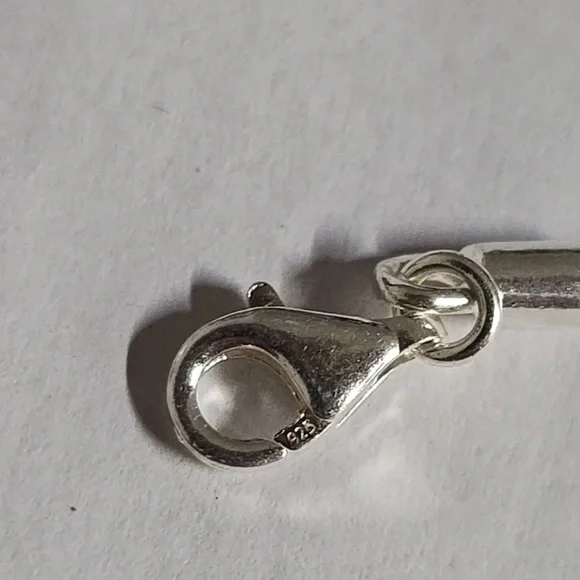 Sterling Silver Beaded Charm Bracelet Infinity Charm Design Bracelet - Picture 7 of 9